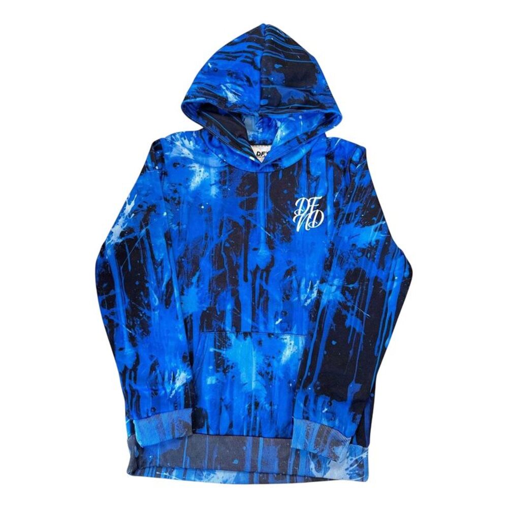 London Unisex Adult Hoodie / Blue/Black